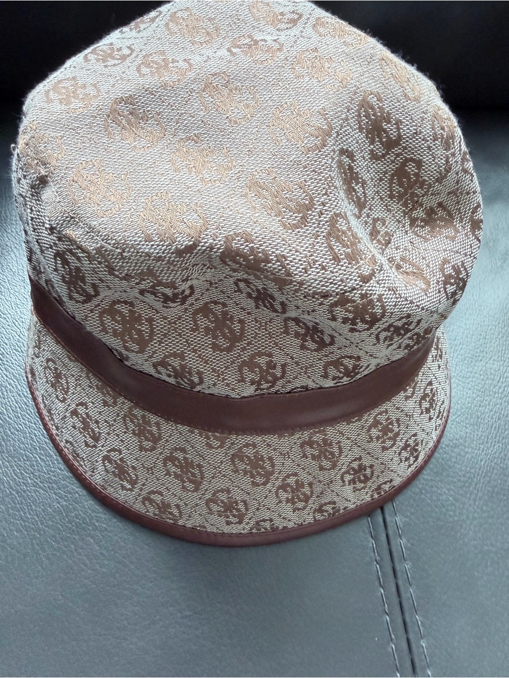 Women’s Brown Monogram Bucket Hat